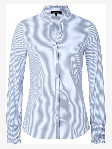 More & More Bluzka w kolorze błękitno-białym rozmiar: 34. Niebieskie bluzki More & More, bez wzorów, bez kołnierzyka, bez ramiączek. Za 74.28 zł.