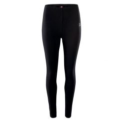 Legginsy Damskie Trening Silky. Czarne legginsy IQ, m, bez wzorów, do biegania. Za 76.99 zł.