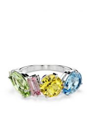 Swarovski Pierścionek Gema 5708939 Srebrny. Szare pierścionki SWAROVSKI, metalowe. Za 419.99 zł.