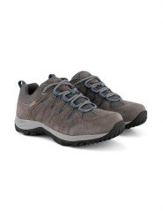 TRAVELIN' Skórzane buty turystyczne "Nyborg" w kolorze szarym rozmiar: 37. Szare trekkingi Travelin', z materiału, outdoorowe. Za 282.42 zł.