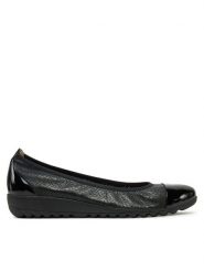 Caprice Baleriny 9-22103-42 Czarny. Czarne baleriny Caprice, bez wzorów, ze skóry, bez obcasa. Za 150.99 zł.