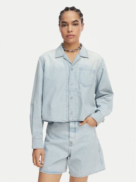 G-Star Raw Koszula jeansowa Resort D29076-E356 Niebieski jasny Relaxed Fit. Niebieskie koszule G-Star, l, bez wzorów, z bawełny, retro, bez kołnierzyka, bez ramiączek. Za 302.99 zł.