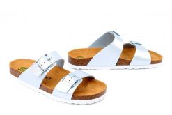 DR. BRINKMANN 700993-55 hellblau, klapki damskie. Niebieskie klapki Dr. Brinkmann, bez wzorów, bez obcasa. Za 204.90 zł.