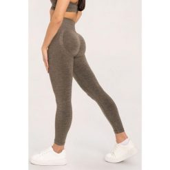 Legginsy fitness damskie Gym Glamour seamless push up. Szare legginsy GYM GLAMOUR, l, bez wzorów. Za 169.99 zł.