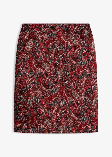 Spódnica z mieszanki bawełny ze stretchem. Czarne spódnice bonprix, bez wzorów, z bawełny, eleganckie. Za 129.99 zł.