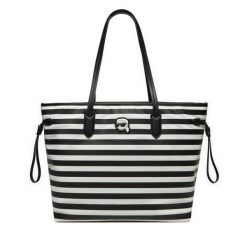 Torebka KARL LAGERFELD. Czarne shopper KARL LAGERFELD, bez wzorów, bez dodatków. Za 639.99 zł.