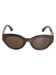 MOSS COPENHAGEN Damskie okulary przeciwsłoneczne w kolorze brązowo-jasnobrązowym rozmiar: onesize. Brązowe okulary przeciwsłoneczne Moss Copenhagen, bez wzorów, z tworzywa sztucznego. Za 51.95 zł.