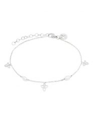 Tamaris Bransoletka z elementami ozdobnymi rozmiar: onesize. Szare bransoletki Tamaris, z perłą, ze stali. Za 108.99 zł.