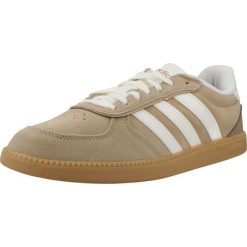 Buty ADIDAS BREAKNET SLEEK Jasnobrązowy. Brązowe trekkingi Adidas, ze skóry, trekkingowe. Za 227.99 zł.
