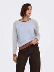 JDY Sweter w kolorze błękitnym rozmiar: S. Niebieskie swetry JDY, s, bez wzorów, bez ramiączek. Za 139.95 zł.