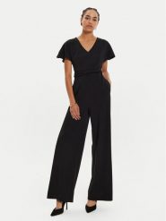 Calvin Klein Kombinezon K20K208335 Czarny Regular Fit. Czarne sukienki Calvin Klein, bez wzorów, z syntetyku, bez kołnierzyka, bez ramiączek. Za 579.99 zł.