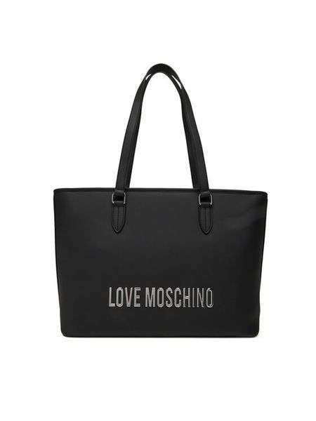 LOVE MOSCHINO Torebka JC4190PP1NKD000B Czarny. Czarne torebki klasyczne Love Moschino, bez wzorów, ze skóry, bez dodatków. Za 669.99 zł.