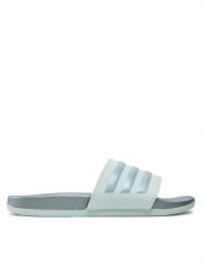 Adidas Klapki Adilette Comfor II0011 Zielony. Zielone klapki Adidas, bez wzorów, ze skóry, bez obcasa. Za 169.99 zł.