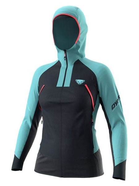 DYNAFIT Kurtka softshellowa "Speed" w kolorze turkusowym rozmiar: S. Niebieskie kurtki sportowe Dynafit, s, bez wzorów, z materiału, bez kaptura, outdoorowe. Za 430.76 zł.