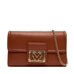 Torebka LOVE MOSCHINO. Brązowe torebki klasyczne Love Moschino, bez wzorów, bez dodatków. Za 709.99 zł.
