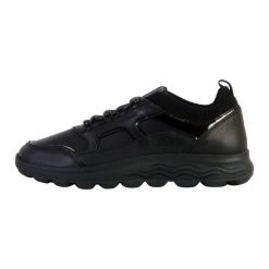 Kapcie GEOX D SPHERICA Czarny. Czarne obuwie domowe Geox, bez wzorów, bez zapięcia. Za 349.99 zł.