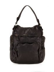 Melina C Skórzana torebka "Alberobello" w kolorze czarnym - 26 x 32 x 11 cm rozmiar: onesize. Czarne torby na ramię Melina C, bez wzorów, z materiału, na ramię, bez dodatków. Za 491.99 zł.