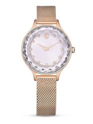 Swarovski Zegarek kwarcowy w kolorze różowozłoto-białym rozmiar: onesize. Białe, analogowe zegarki SWAROVSKI, ze stali. Za 674.99 zł.