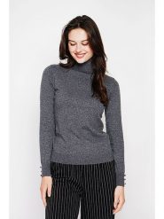 C& Jo Golf w kolorze szarym rozmiar: 42. Szare golfy C& Jo, bez wzorów, ze splotem, bez ramiączek. Za 140.53 zł.