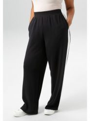 Aniston Spodnie dresowe w kolorze czarnym rozmiar: 50. Czarne spodnie dresowe Aniston, bez wzorów, z dresówki, z podwyższonym stanem. Za 56.79 zł.