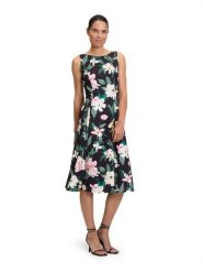 Vera Mont Sukienka w kolorze granatowo-jasnoróżowym rozmiar: 42. Niebieskie sukienki Vera Mont, bez wzorów, bez kołnierzyka, bez ramiączek, midi. Za 260.99 zł.