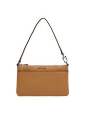 MICHAEL Michael Kors Torebka Jet Set 32F5SJ6F6L Brązowy. Brązowe kopertówki MICHAEL Michael Kors, bez wzorów, ze skóry, bez dodatków. Za 529.99 zł.