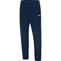 Damskie spodnie dresowe Jako loisir Classico. Niebieskie spodnie sportowe JAKO, bez wzorów, z dresówki, do piłki nożnej. Za 262.50 zł.