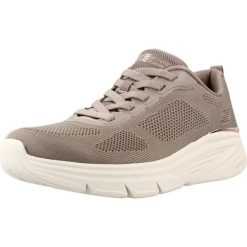Buty SKECHERS BOBS ARCH FIT ELEV8 Beżowy. Brązowe trekkingi Skechers, z tkaniny, na fitness i siłownię. Za 282.99 zł.