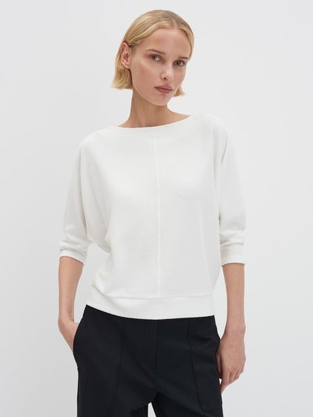 Someday Sweter w kolorze białym rozmiar: 42. Białe swetry someday., bez wzorów, prążkowane, bez ramiączek. Za 149.95 zł.