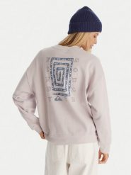Quiksilver Bluza EQWFT03188 Fioletowy Oversize. Fioletowe bluzy Quiksilver, s, bez wzorów, z bawełny, bez kaptura. Za 299.99 zł.