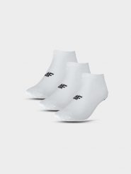 4F Skarpety casual przed kostkę (5-pack) damskie - białe 39-42. Białe skarpety 4f, bez wzorów, z bawełny. Za 54.99 zł.