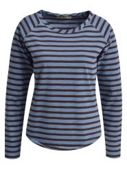 Smith & Soul Koszulka w kolorze niebiesko-ciemnofioletowym rozmiar: XS. Niebieskie bluzki Smith & Soul, xs, bez wzorów, z bawełny, bez kołnierzyka, bez ramiączek. Za 104.99 zł.