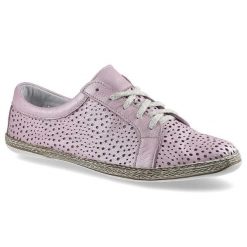 Różowe Espadryle Lemar Damskie Stylowe Obuwie. Czerwone espadryle Lemar, bez wzorów, z jeansu, bez obcasa, bez zapięcia. Za 179.00 zł.