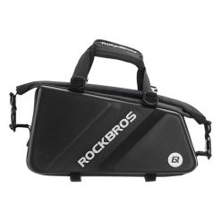 Torba rowerowa Rockbros na bagażnik 11,6 L - Czarna. Czarne torby na ramię ROCKBROS, bez wzorów, z materiału, na ramię, duże, bez dodatków. Za 199.99 zł.