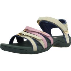 Sandały TEVA W TIRRA Beżowy. Brązowe sandały Teva, bez wzorów, z syntetyku, sportowe, bez obcasa, bez zapięcia. Za 313.99 zł.