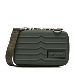 Torebka Hunter. Zielone listonoszki Hunter, bez wzorów, bez dodatków. Za 169.99 zł.