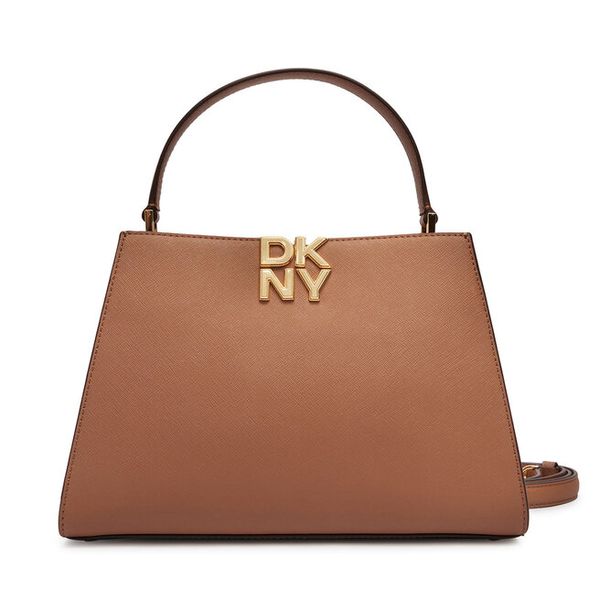 Torebka DKNY. Brązowe torebki klasyczne DKNY, bez wzorów, bez dodatków. Za 661.99 zł.