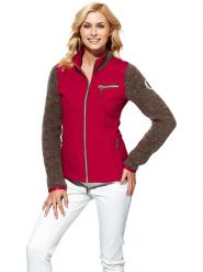 Heine Bluza w kolorze czerwonym rozmiar: 42. Czerwone bluzy Heine, bez wzorów, bez kaptura. Za 249.95 zł.