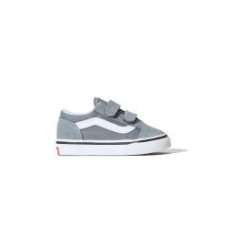 Kapcie VANS OLD SKOOL V Niebieski. Niebieskie obuwie domowe Vans, bez wzorów, ze skóry, bez zapięcia. Za 218.99 zł.