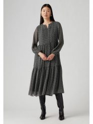 Levi's Sukienka w kolorze czarnym rozmiar: L. Czarne sukienki Levi's®, l, bez wzorów, bez kołnierzyka, bez ramiączek, maxi. Za 176.08 zł.