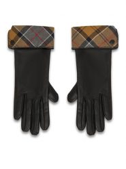 Barbour Rękawiczki Damskie Lady Jane LGL0005BK11 Czarny. Czarne rękawiczki Barbour, bez wzorów, ze skóry. Za 379.99 zł.