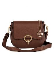 Mia Tomazzi Skórzana torebka "Carracci" w kolorze brązowym - 23 x 18 x 7,5 cm rozmiar: onesize. Brązowe torby na ramię Mia Tomazzi, bez wzorów, z materiału, na ramię, bez dodatków. Za 304.99 zł.