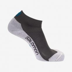 Skarpety stopki dla dorosłych do biegania Salomon Speedcross low. Czarne skarpety Salomon, bez wzorów. W wyprzedaży za 48.00 zł.