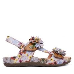 Sandały Laura Vita. Sandały Laura Vita, bez wzorów, bez obcasa, na płaskiej podeszwie, bez zapięcia. Za 429.99 zł.