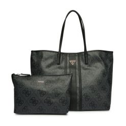 Torebka Guess. Szare shopper Guess, z aplikacjami, bez dodatków. Za 689.99 zł.