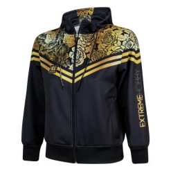 Bluza damska sportowa rozpinana z kapturem EXTREME HOBBY ROSE. Czarne bluzy EXTREME HOBBY, xs, bez wzorów, z poliesteru, z kapturem. Za 259.00 zł.