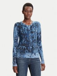 Desigual Kardigan Kassidy 25WWJF12 Niebieski Regular Fit. Niebieskie kardigany Desigual, l, bez wzorów, z wiskozy. Za 379.99 zł.