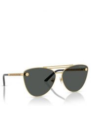 Versace Okulary przeciwsłoneczne 0VE2267 100287 Złoty. Żółte okulary przeciwsłoneczne VERSACE, bez wzorów, z tworzywa sztucznego. Za 899.99 zł.