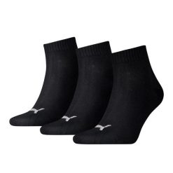 Skarpety Za Kostkę Unisex Dla Dorosłych (zestaw 3 Sztuk). Czarne skarpety Puma, bez wzorów. Za 61.99 zł.