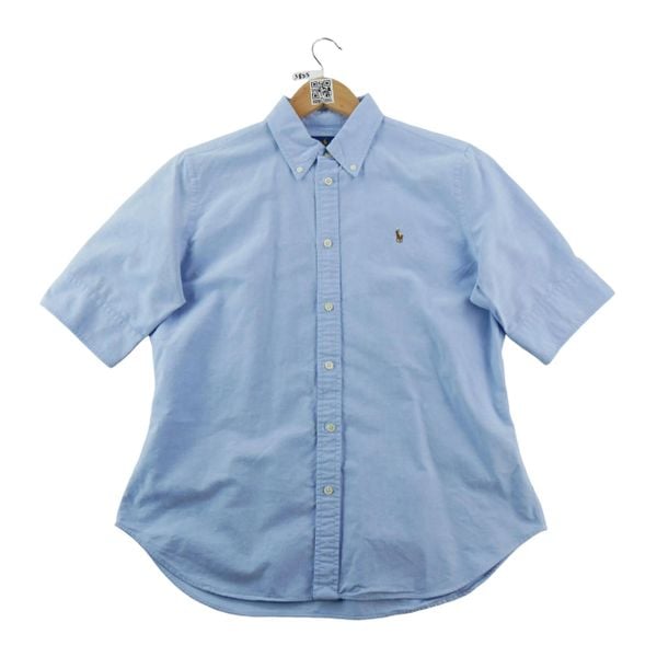 Koszule klasyczne damskie Slim Fit niebieskie. Niebieskie koszule RALPH LAUREN, l, bez wzorów, z jeansu, eleganckie, bez kołnierzyka, bez ramiączek. Za 207.36 zł.